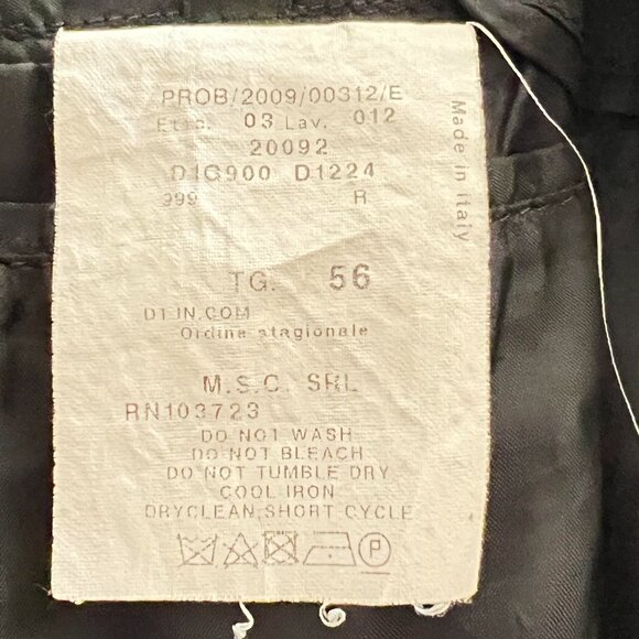 $1899 Authentic EMPORIO ARMANI Made in ITALY Men's Black 3 Buttons Blazer Sz.46R - Picture 4 of 12